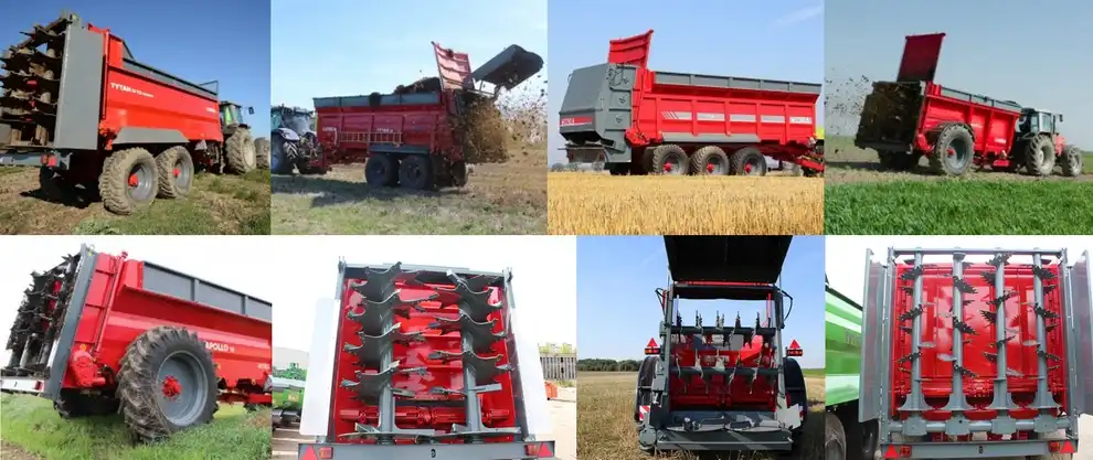 Rozrzutniki obornika UNIA