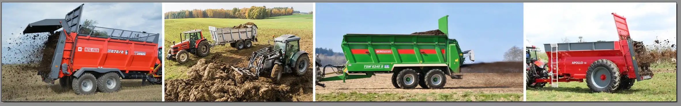 Rozrzutniki obornika - informacje, zdjęcia, dane